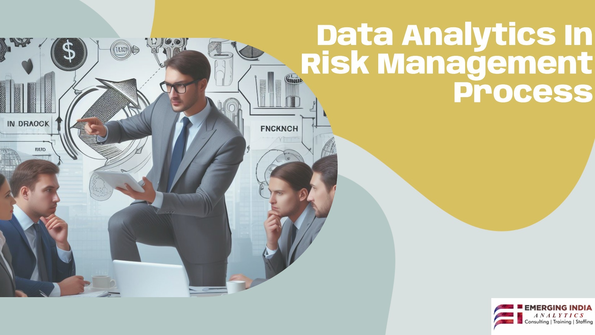 An Illustrative image of Data Analytics in Risk Management Process