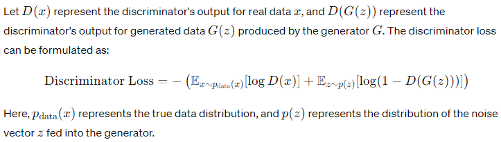 Discriminator Loss